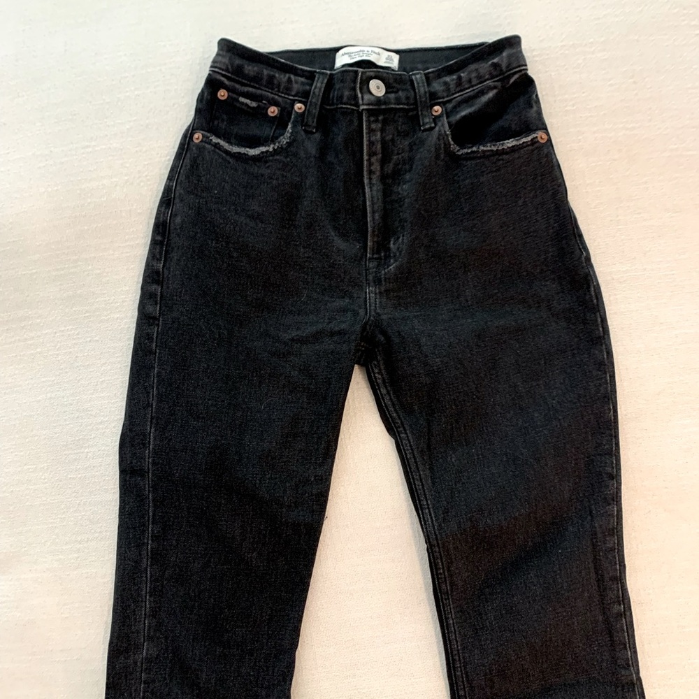 Abercrombie & Fitch High-Rise Black Jeans